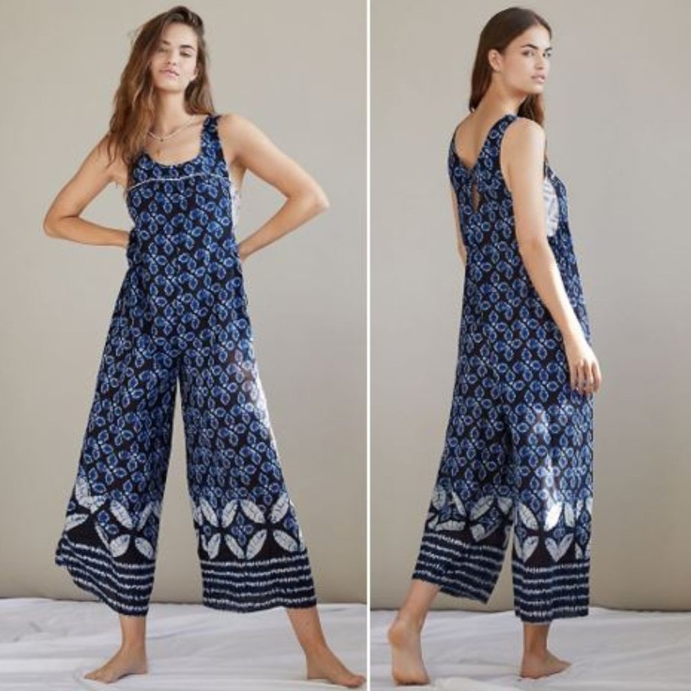 Anthropologie Bristol Wide-Leg Jumpsuit, Size XL